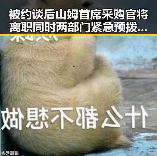被约谈后山姆首席采购官将离职同时两部门紧急预拨1亿元支援救灾引发反差